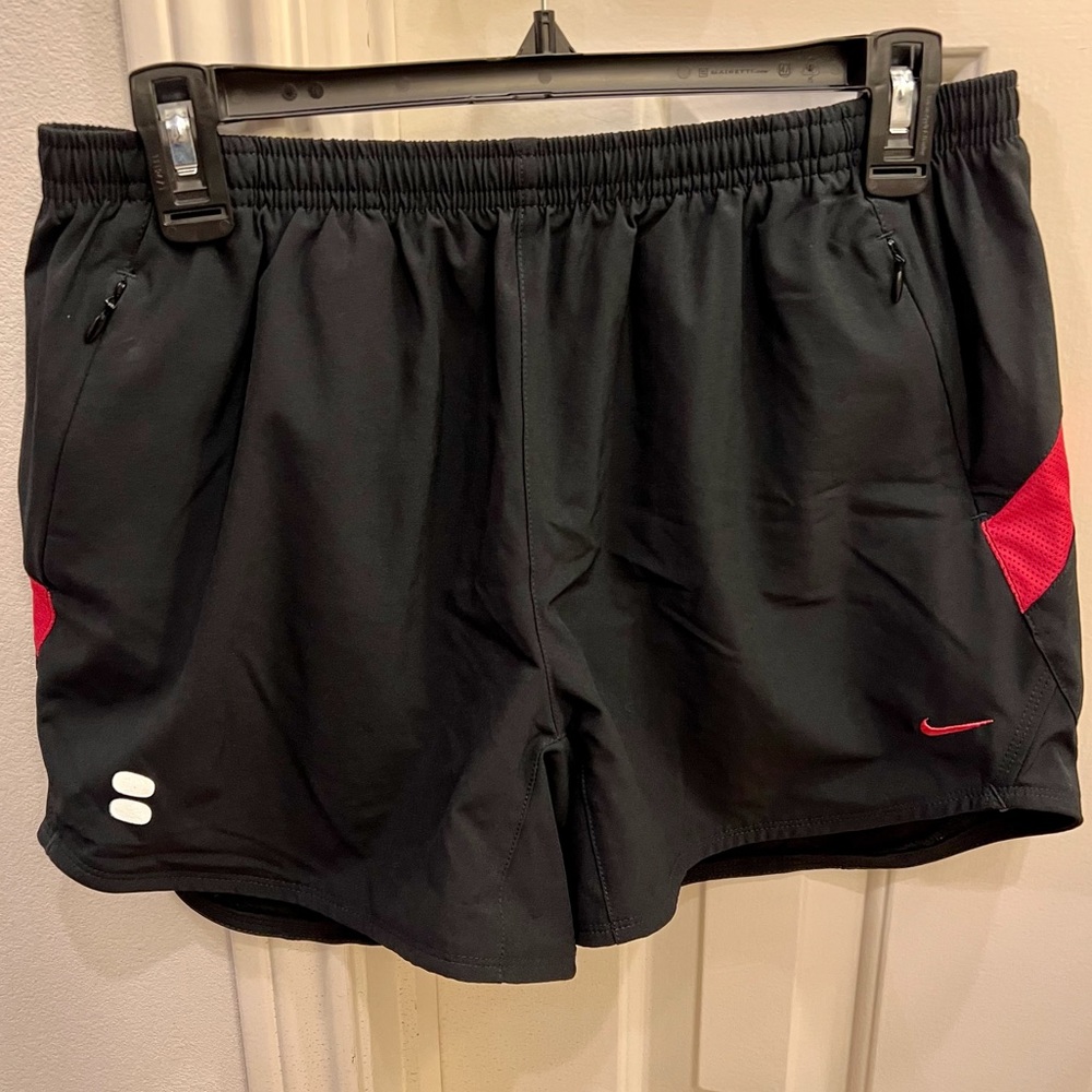 Nike FITDRY Lined Black Running Shorts